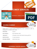 Customer Services: Prepared By: Hammad Ahmed