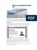 XAMPP WordPress Local Development Setup