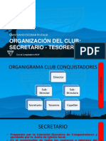 ORGANIZACIÓN CLUB - SECRETARIO TESORERO - GMM David Escobar