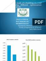 A Comparative Study of A Building at A Real Pilot Site Using Different Optimization Variables, Case Study