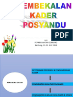 Pembekalan Kader Posyd - PKP