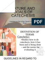 Catechesis As Part of The Church's Ministry of The Word