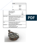 Technical File P31-600 Reference Dimensions 595 MM 100 MM 3 MM 235 MM 734 MM