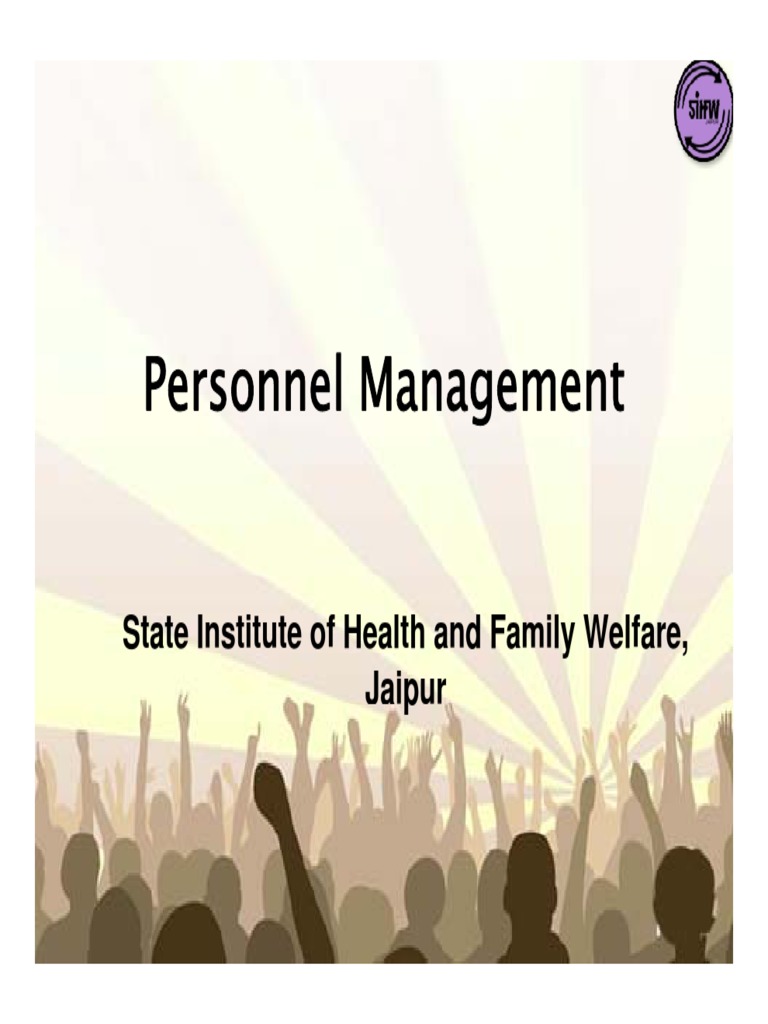 Personnel Management Overview and Functions | PDF | Employment | Iso 9000