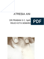 Atresia Ani: DR - Prabani S C, SPB-KBD Rsud Kota Semarang