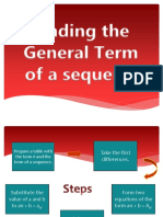 Finding The General Term 3 Variables