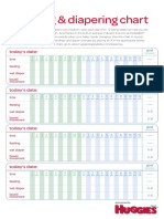 Feeding and Diapering Chart PDF