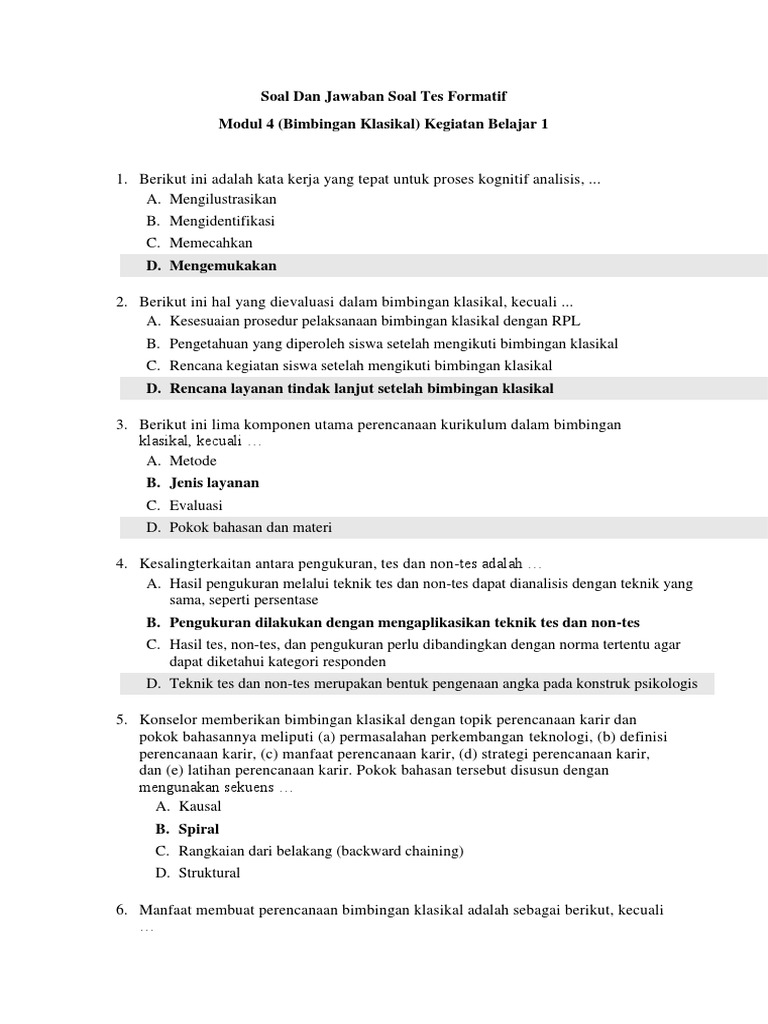 Tes Profesi Modul 4 Bk