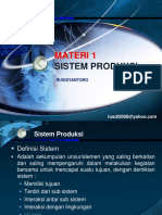 Materi Sistem Produksi 1