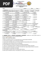 English 7 First Quarterly Exam 