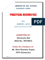 Class Xii Ip Practical File