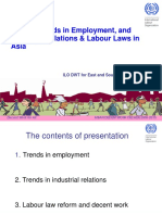 Current Trends in Employment, and Industrial Relations & Labour Laws in Asia