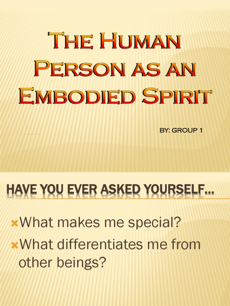 Understanding Human Personhood and Nature | PDF | Awareness | Free Will