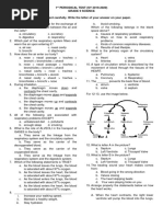 1st Periodic Test - Science 9