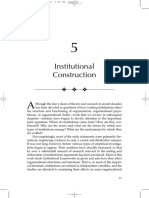5 Institutional Construction