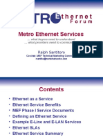 Metro Ethernet Services: Ralph Santitoro