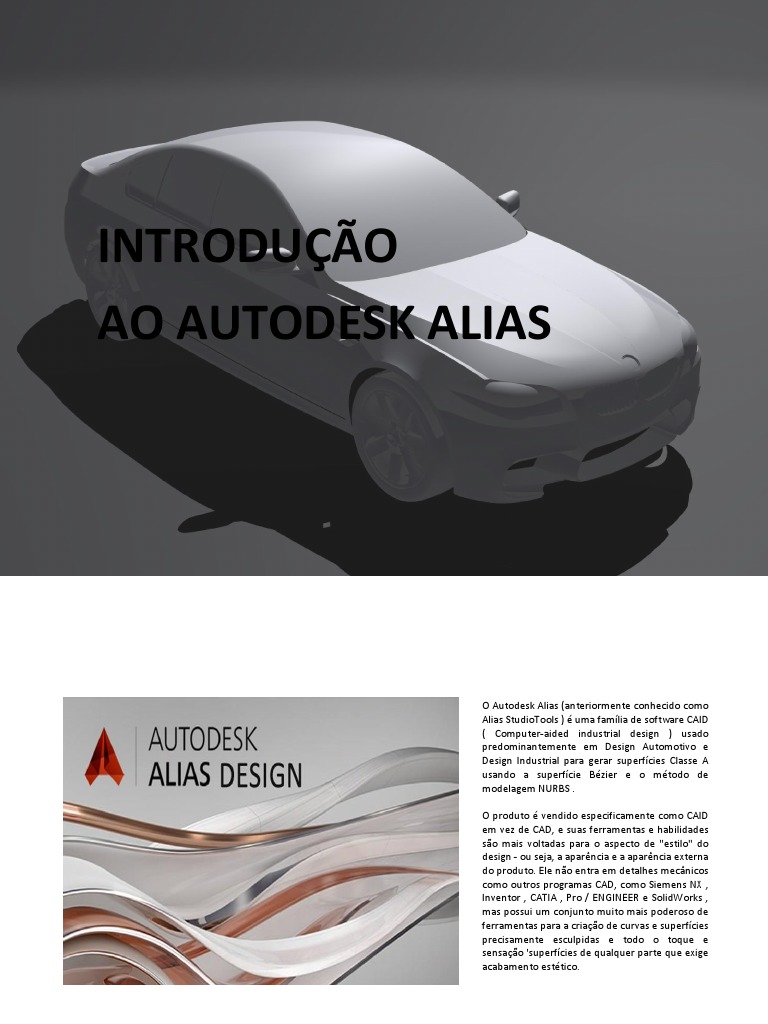 INTRODUÇÃO AO AUTODESK ALIAS - Ebook Tutoriais e Ferramentas Autodesk ...