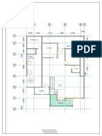 Floor plan layout with room labels and dimensions