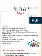 The Church, Community of The Consecrated People of God