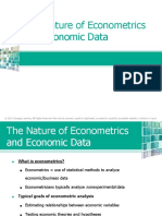 The Nature of Econometrics and Economic Data