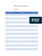 Form Asistensi Kerja Praktek