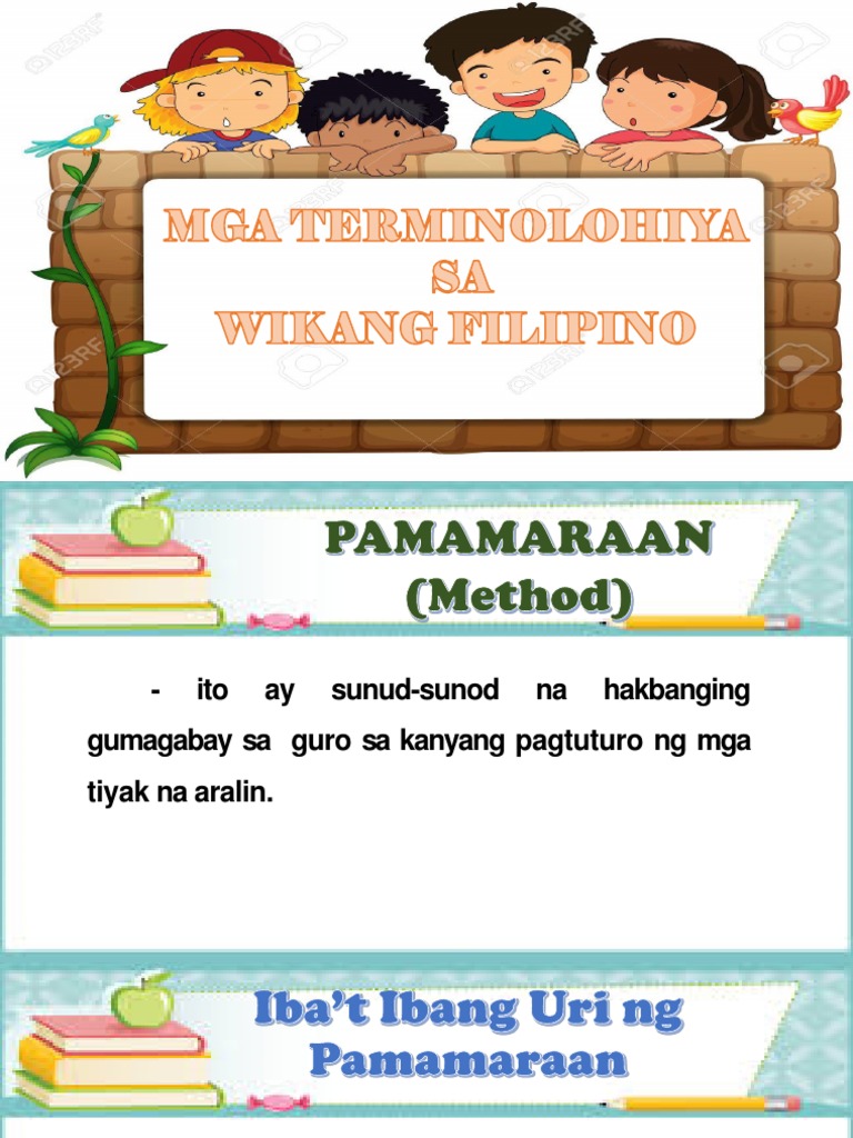 Mga Terminolohiya | PDF