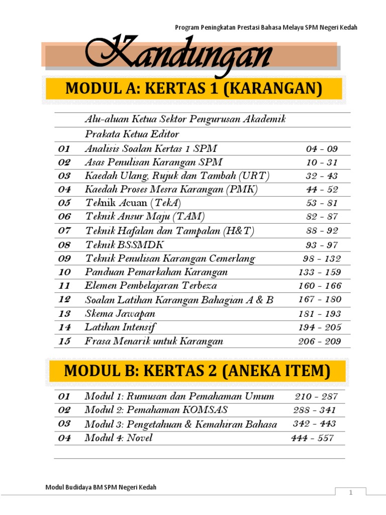 1 Modul Bm Spm K1 Pdf