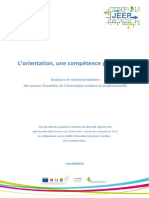 Rapport Danalyses Et Recommandations Des Acteurs de LOSP-JEEP Rapport Des Tables Thmatiques de Laprs-Midi
