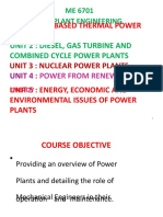 ME 6701 Power Plant Engineering: Unit I Coal Based Thermal Power Plants