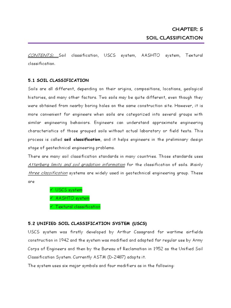 Soil Classification | PDF | Geotechnical Engineering | Soil
