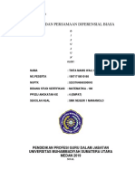 Tugas Akhir Modul 3 Analisis Dan Persamaan Diferensial Biasa An Tinta Manis Wau