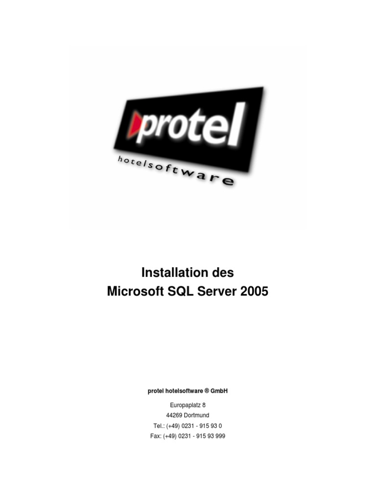 Installation Des SQL Server 2005 | PDF