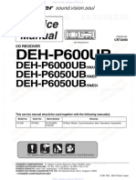 Deh - p600 Manual de Serviço
