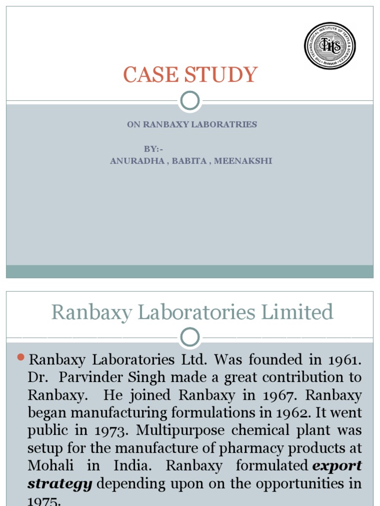 Ranbaxy | PDF | Business | Pharmacy