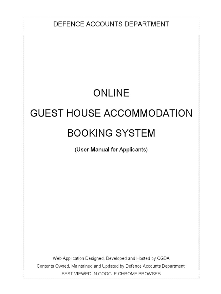 Online Guest Room Booking System | PDF | Home Page | World Wide Web