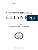 KUJUNDZIC, Vojislav - Slobodno-zidarska citanka, 1940.pdf