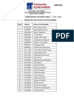 Prob Officers Selected 2012 PDF
