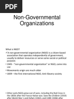 Non-Government Organizations