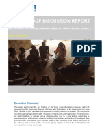 FOCUS GROUP DISCUSSION REPORT: RELOCATION OF CONGOLESE REFUGEES