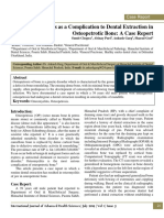 Osteomyelitis as a Complication to Dental Extraction.pdf