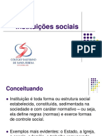 Instituições Sociais