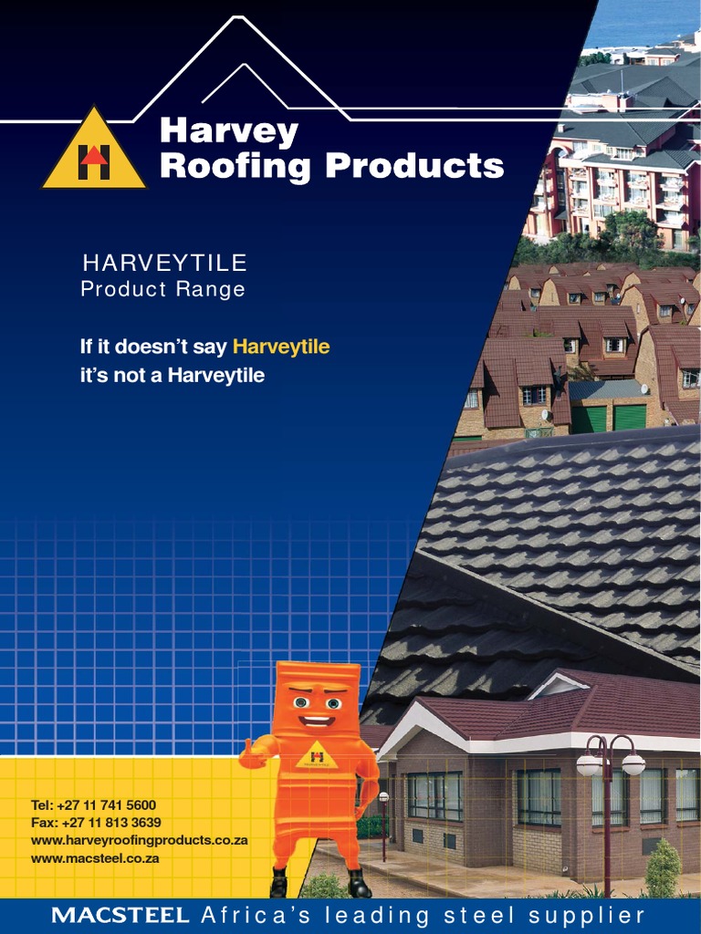 Harveytile: Premium Roofing Solutions | PDF | Galvanization | Tile