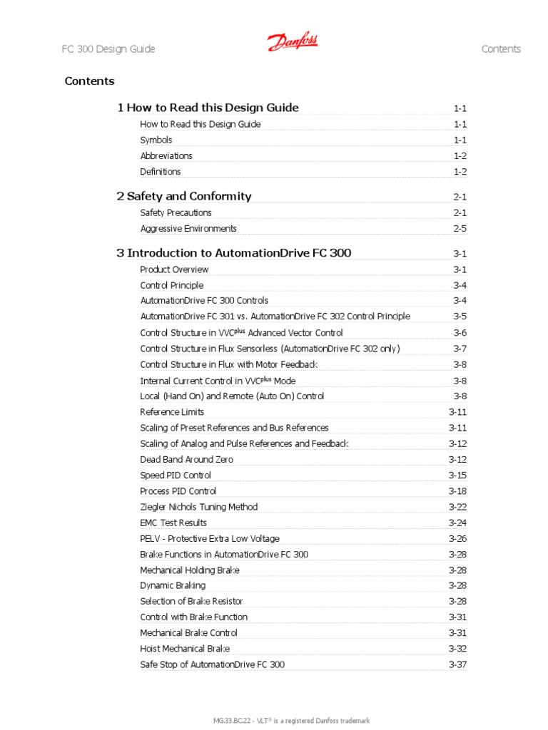 FC302 Design Guide PDF Compatibility Electric Motor