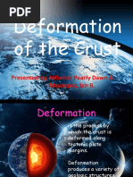 Deformation of Crust