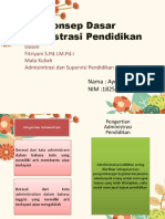 Konsep Dasar Administrasi Pendidikan