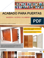 Acabados en Puertas