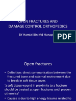 Open Fractures and Damage Control
