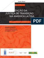 Judicialização Da Justiça de Transição Na América Latina