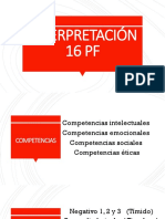 INTERPRETACIÓN 16 PF