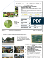 Proposal: Agriculture Research Center